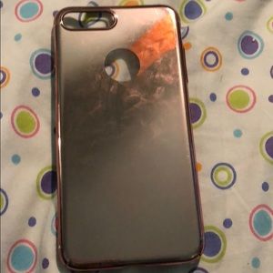Gently used iPhone 7 Plus case  chrome red